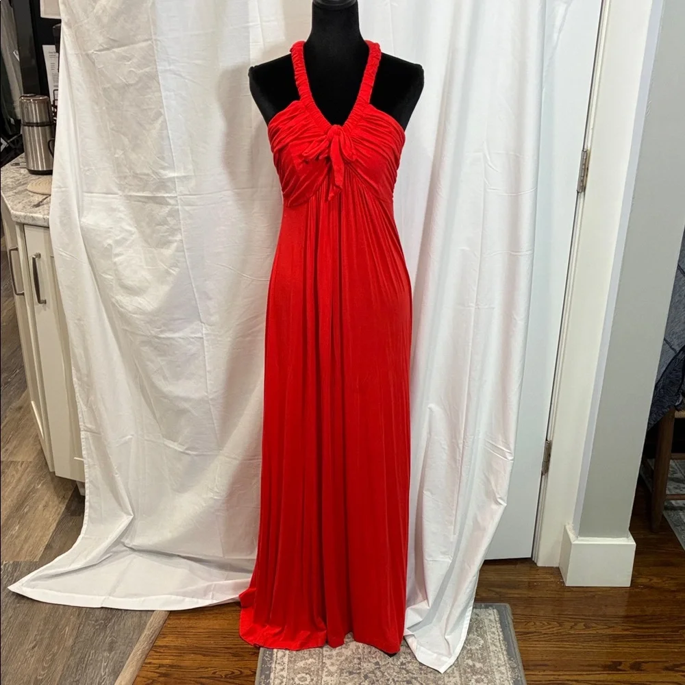 Calvin Klein Vibrant Red Maxi Dress - Picture 2 of 9